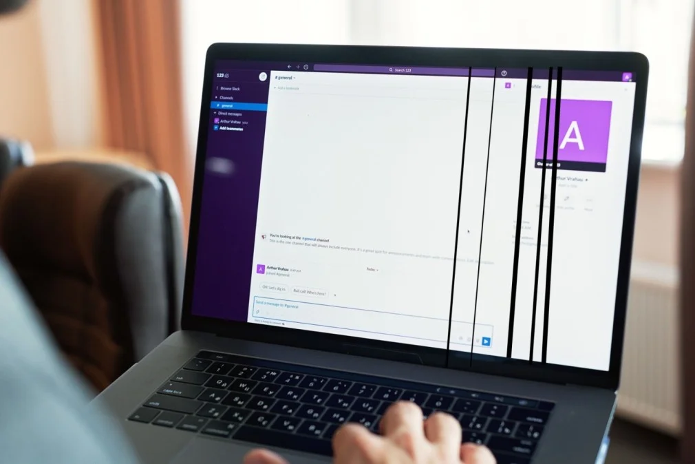 Vertical Black Line on Laptop Screen