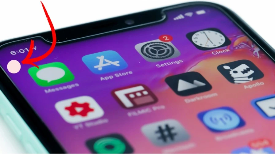 White Marks on iPhone Screen
