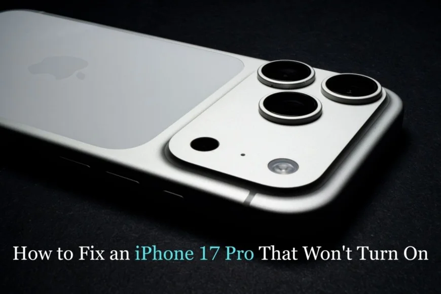 iphone 17 won't turn on
